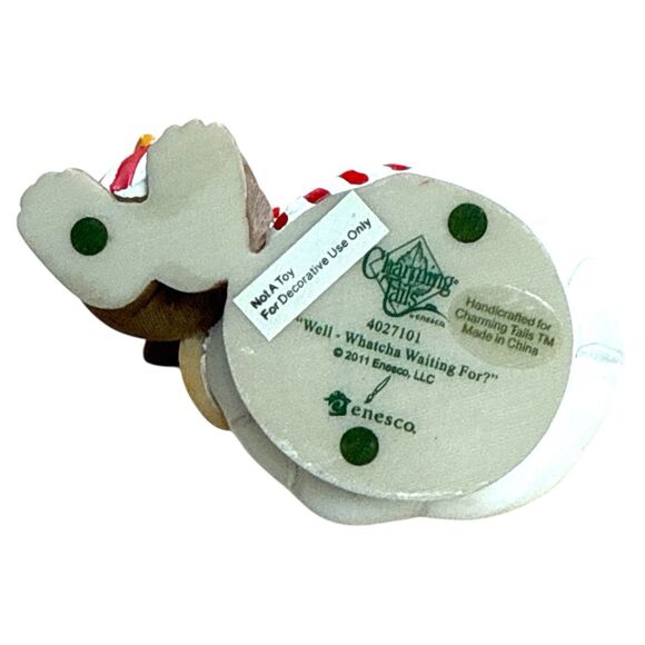 Enesco Charming Tails Mouse Figure 2011 “Well Watcha Waiting For” Kiss the Cook - Picture 7 of 8